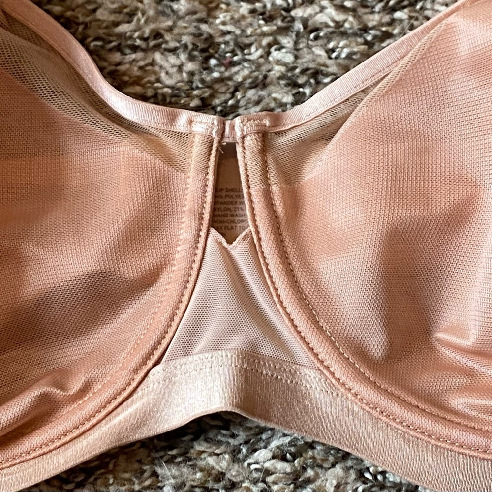 Soma Unbelievable Lift Scoop Balconette Unlined Bra 34G Nude - Picture 4 of 8